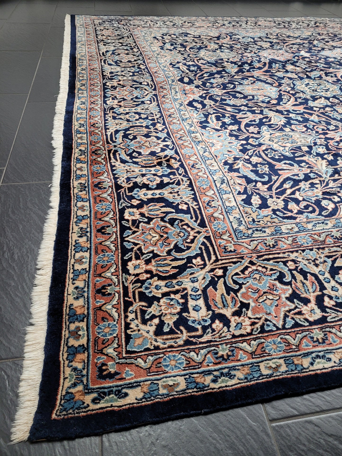 Kirman Teppich 400x300 cm reine Schurwolle feine Knüpfung