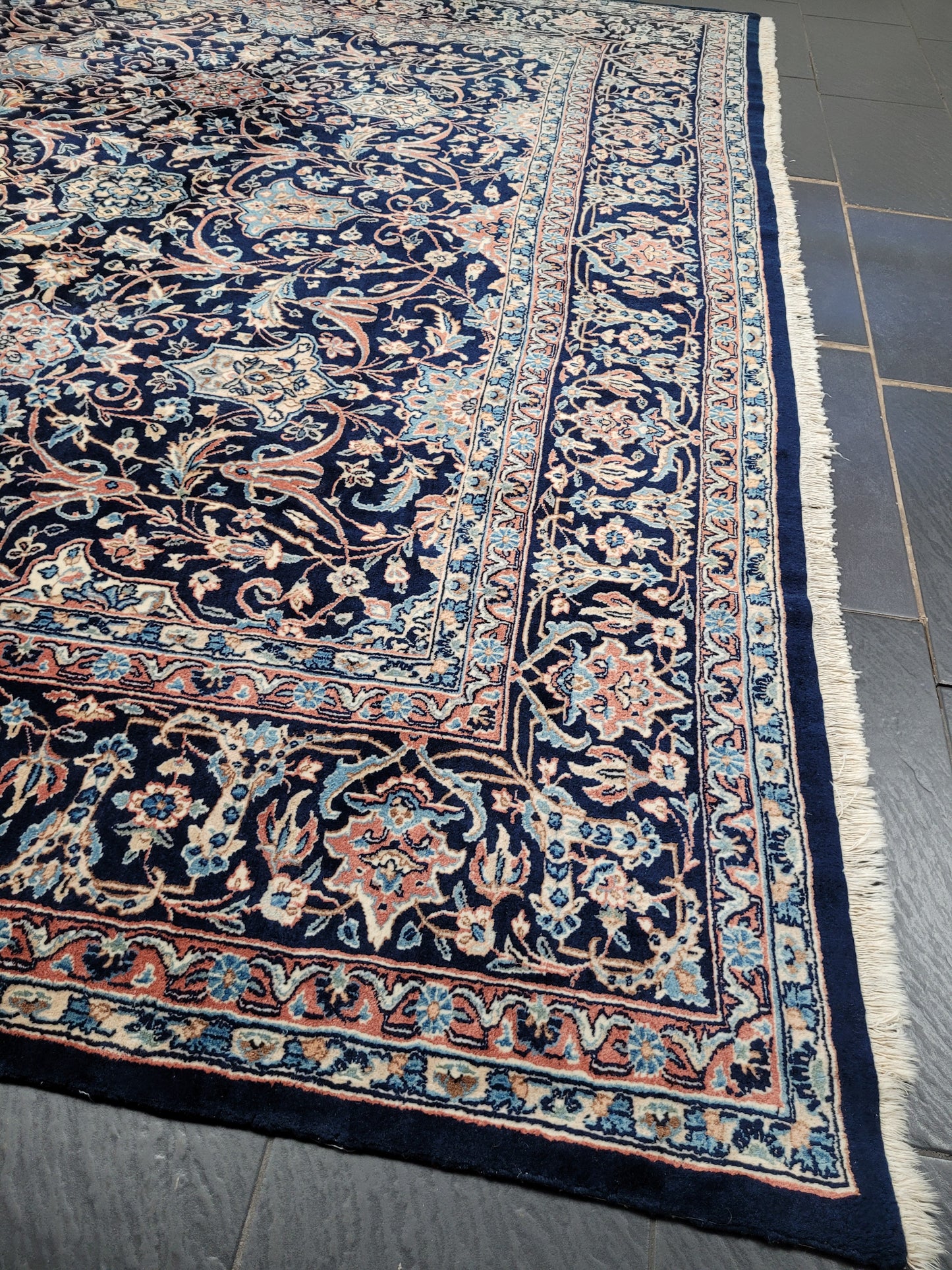 Kirman Teppich 400x300 cm reine Schurwolle feine Knüpfung