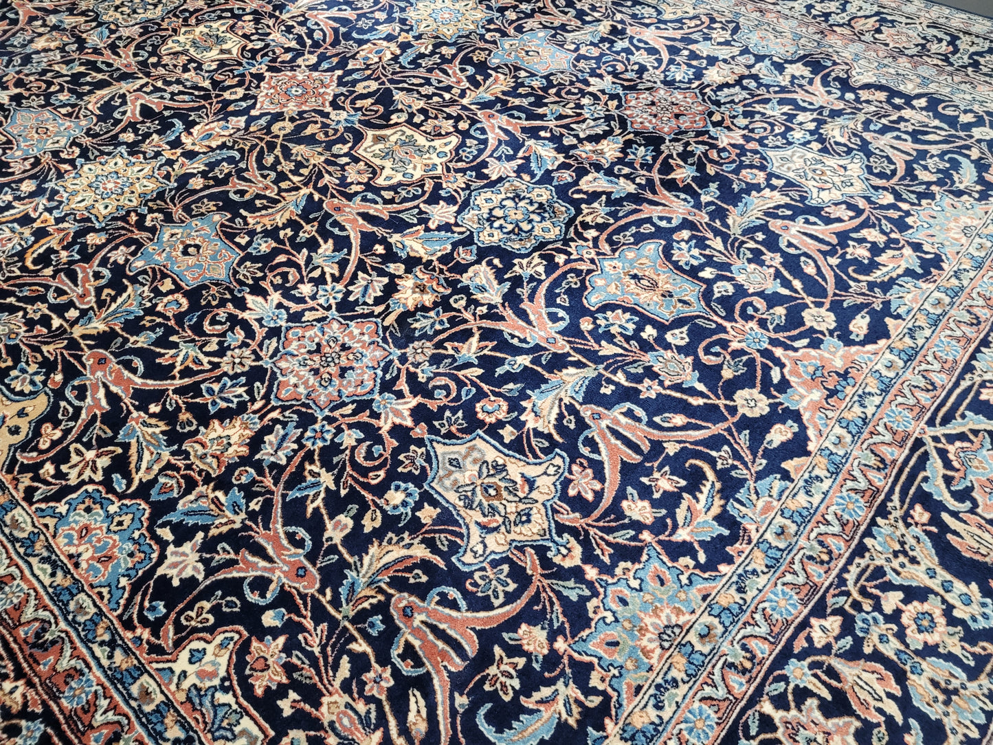 Kirman Teppich 400x300 cm reine Schurwolle feine Knüpfung