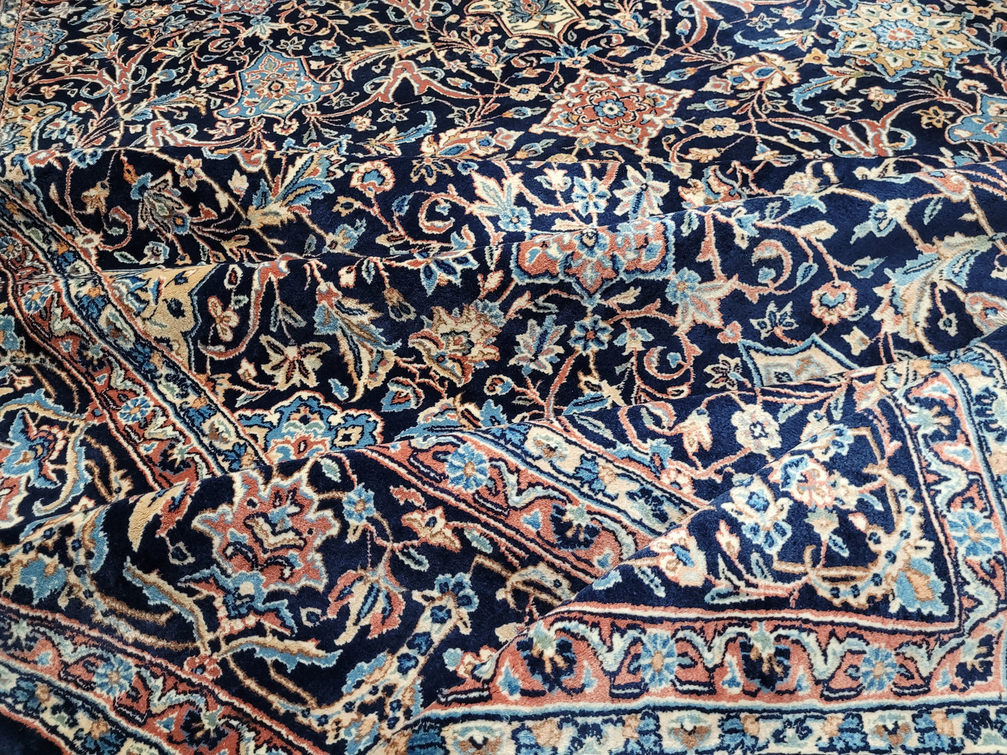 Kirman Teppich 400x300 cm reine Schurwolle feine Knüpfung