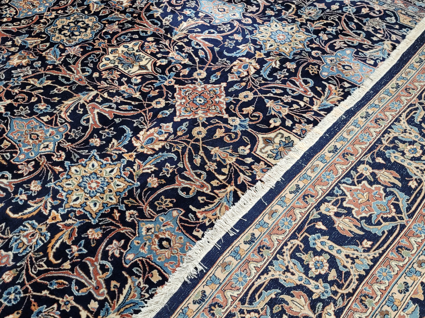 Kirman Teppich 400x300 cm reine Schurwolle feine Knüpfung