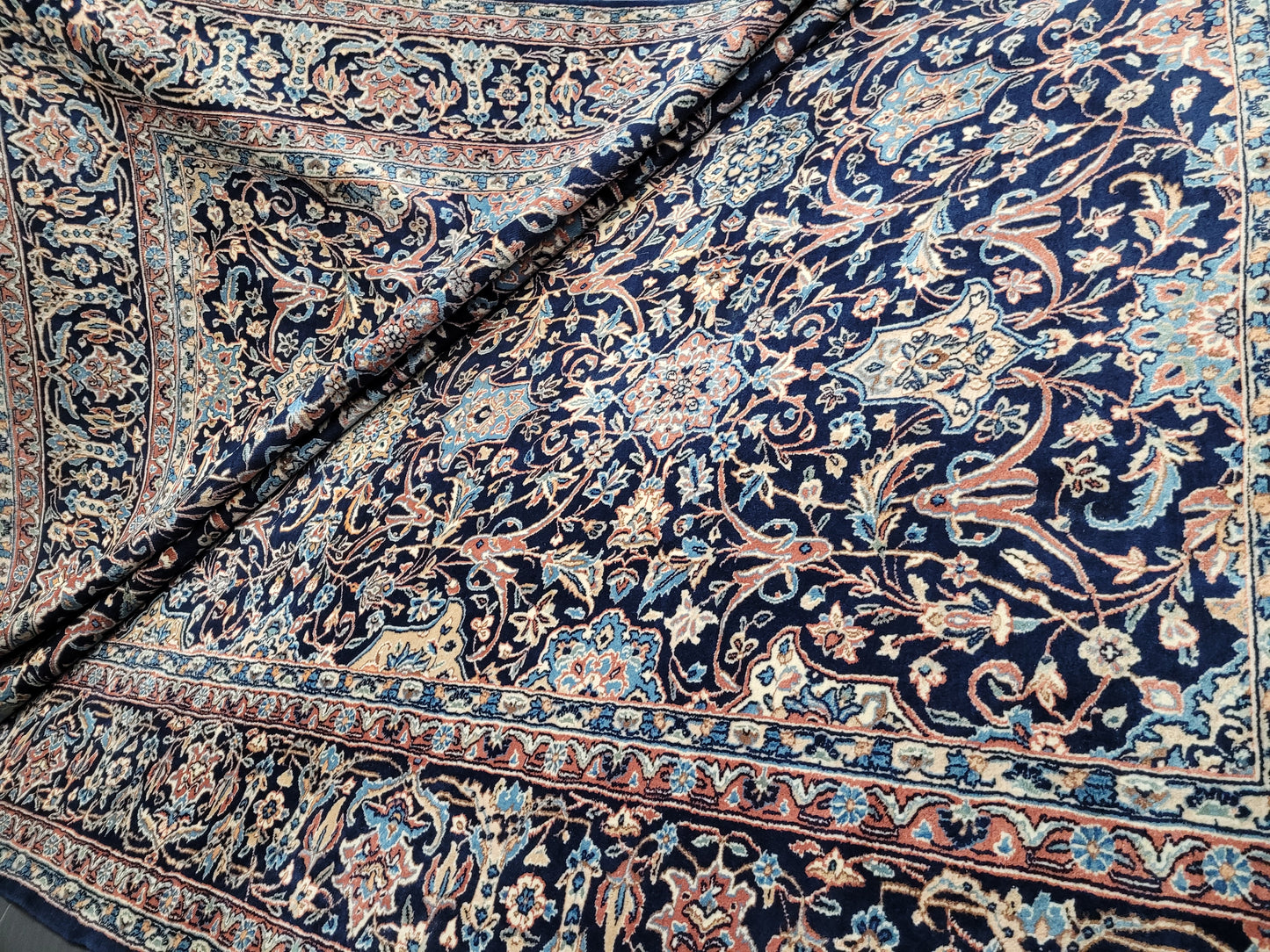 Kirman Teppich 400x300 cm reine Schurwolle feine Knüpfung