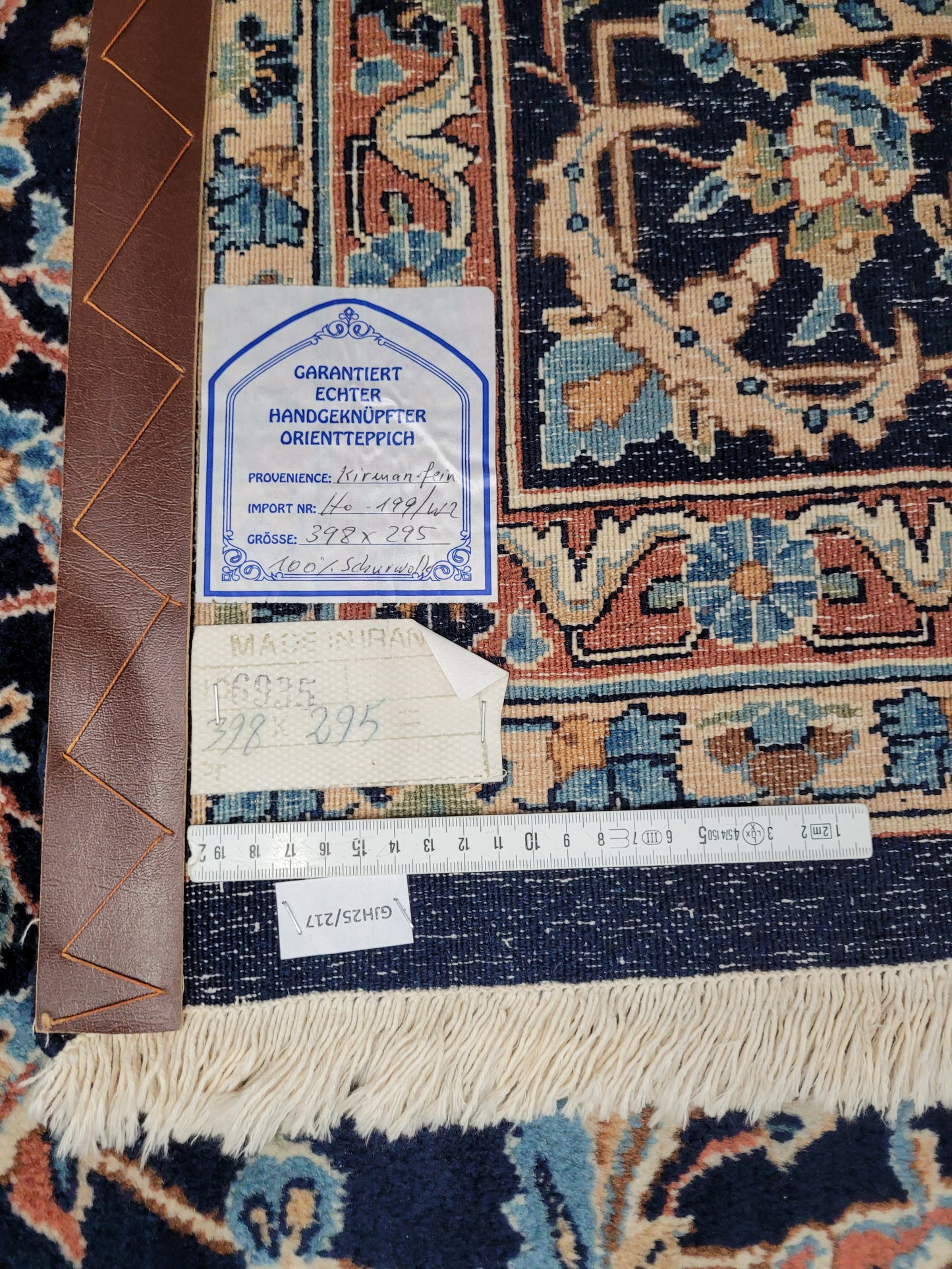 Kirman Teppich 400x300 cm reine Schurwolle feine Knüpfung