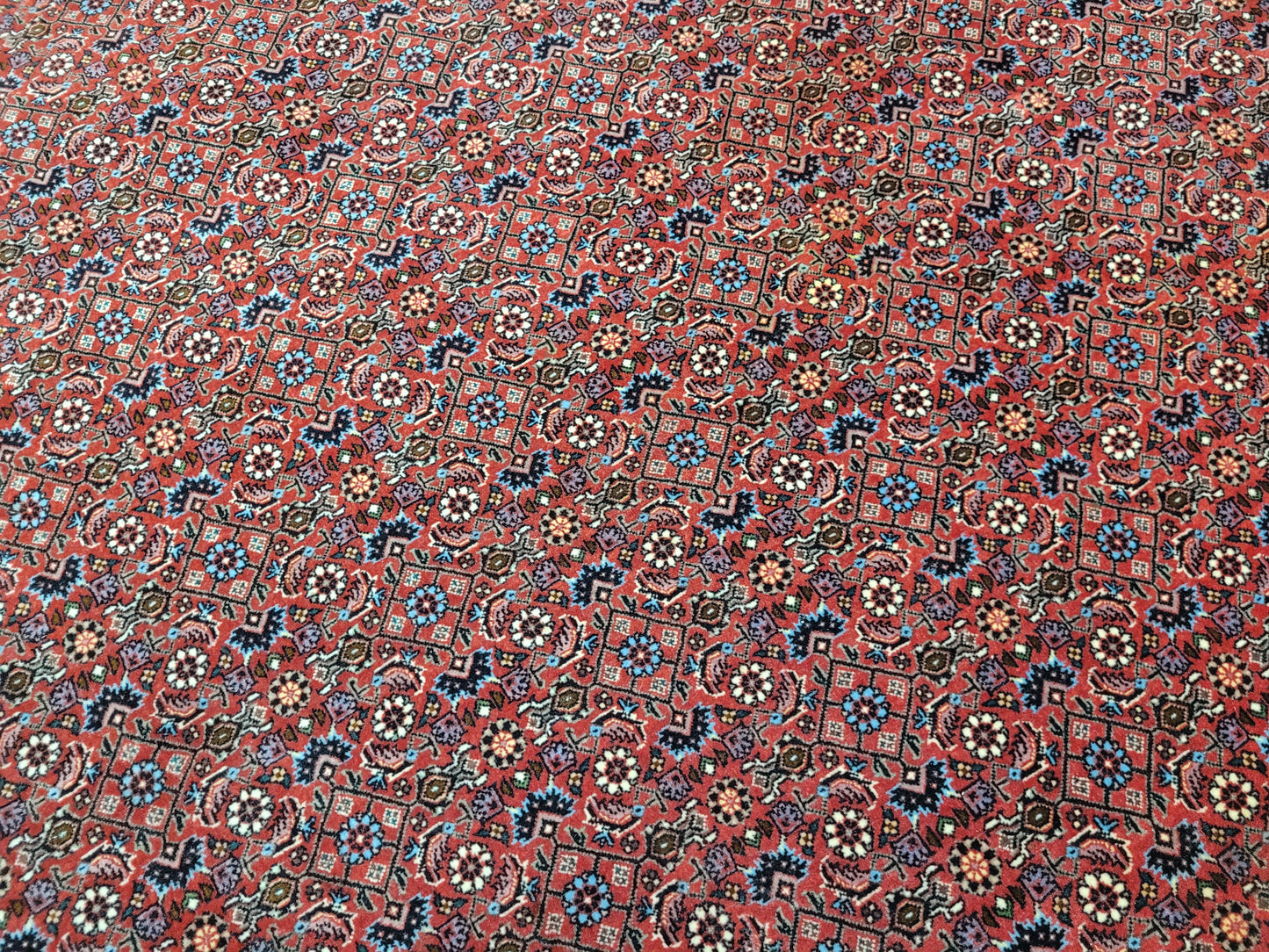 Bidjar Tekab Teppich 350x250 cm feine Korkwolle klassische Knüpfkunst