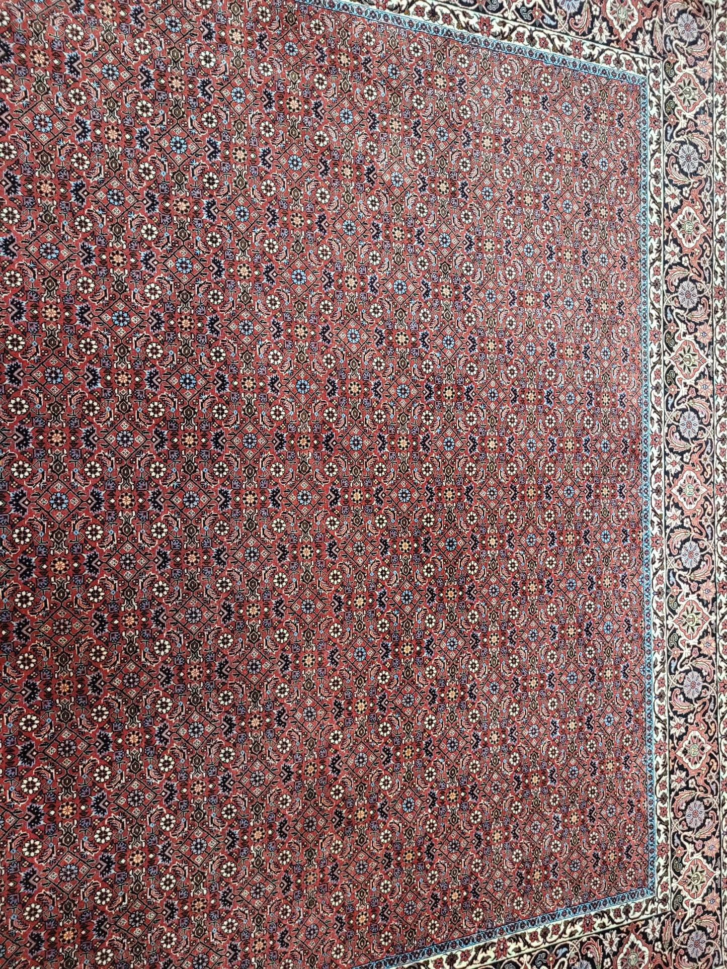 Bidjar Tekab Teppich 350x250 cm feine Korkwolle klassische Knüpfkunst
