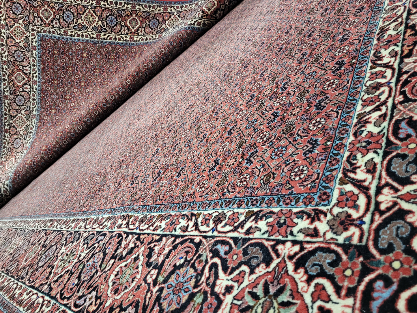 Bidjar Tekab Teppich 350x250 cm feine Korkwolle klassische Knüpfkunst