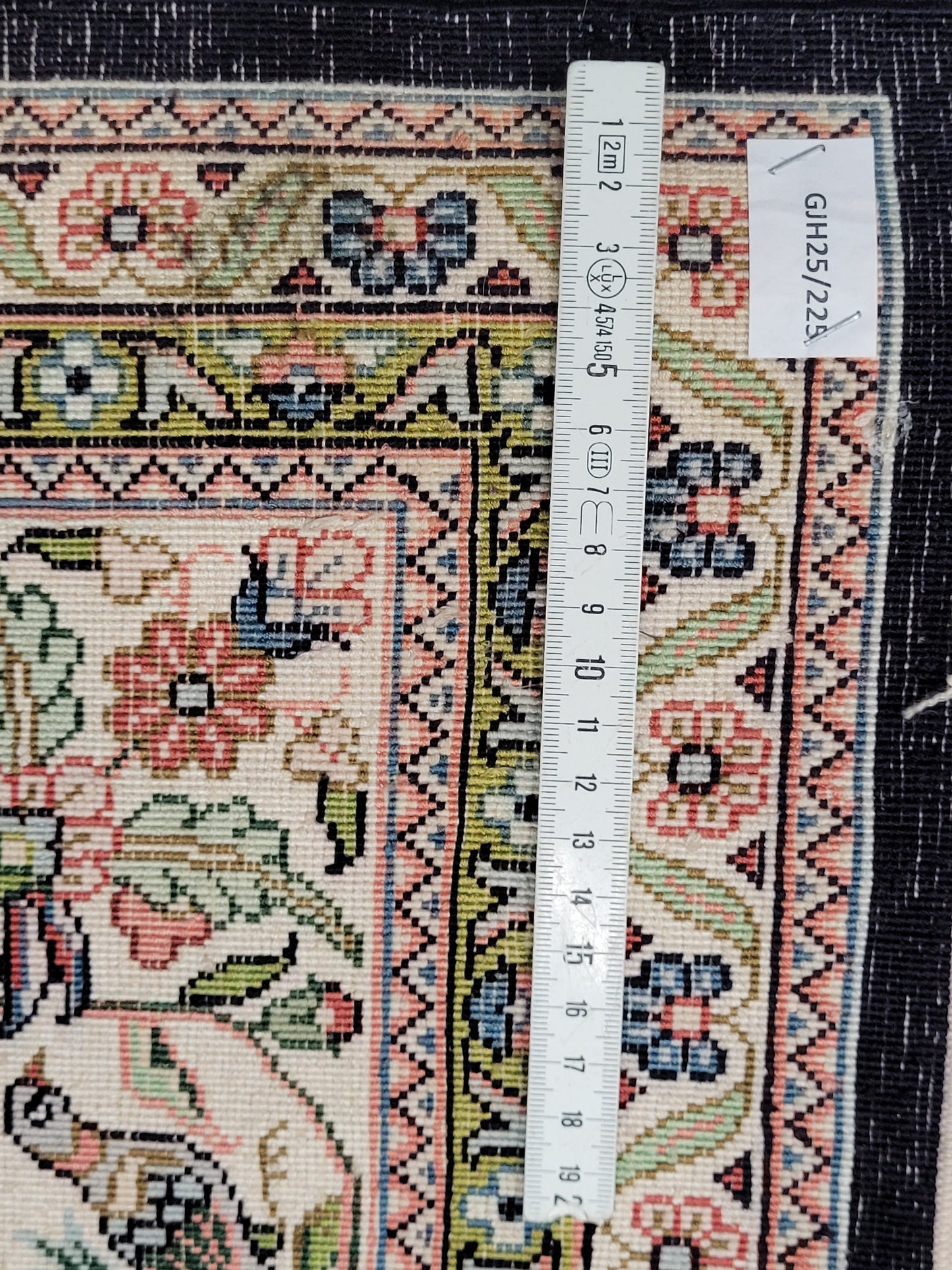 Hereke Seidenteppich Handgeknüpft Paradiesgarten Motiv 245x155cm