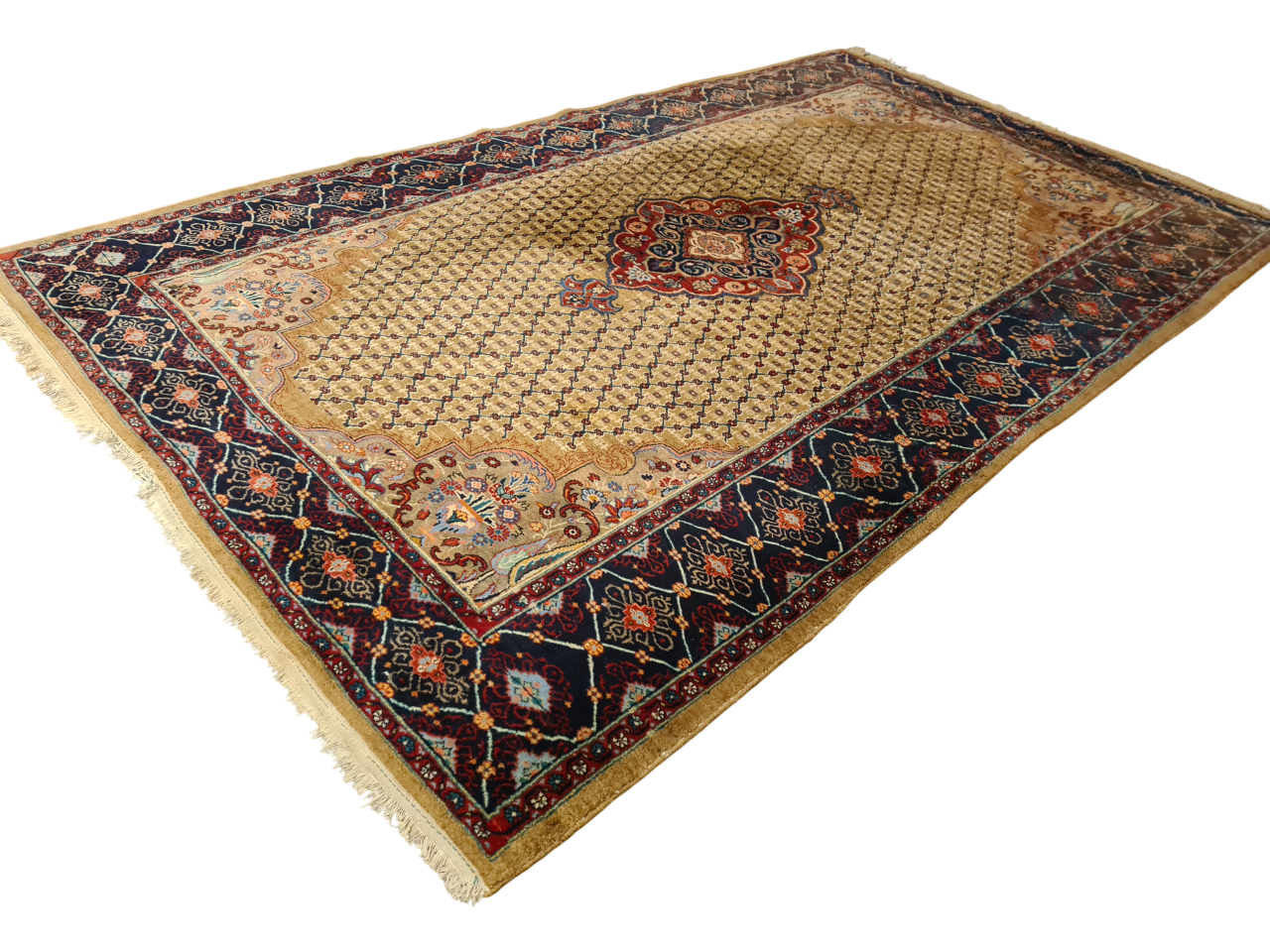 Perserteppich Orientteppich Handgeknüpfter Teppich Täbris 353x207cm