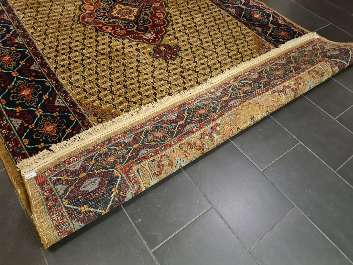 Perserteppich Orientteppich Handgeknüpfter Teppich Täbris 353x207cm