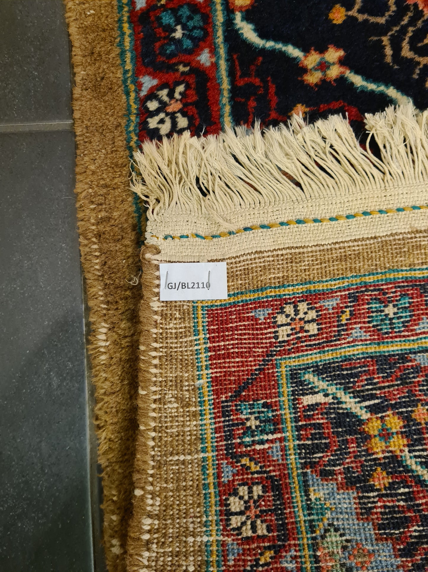 Perserteppich Orientteppich Handgeknüpfter Teppich Täbris 353x207cm