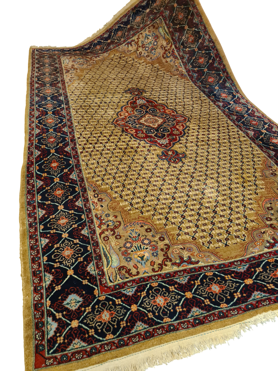 Perserteppich Orientteppich Handgeknüpfter Teppich Täbris 353x207cm