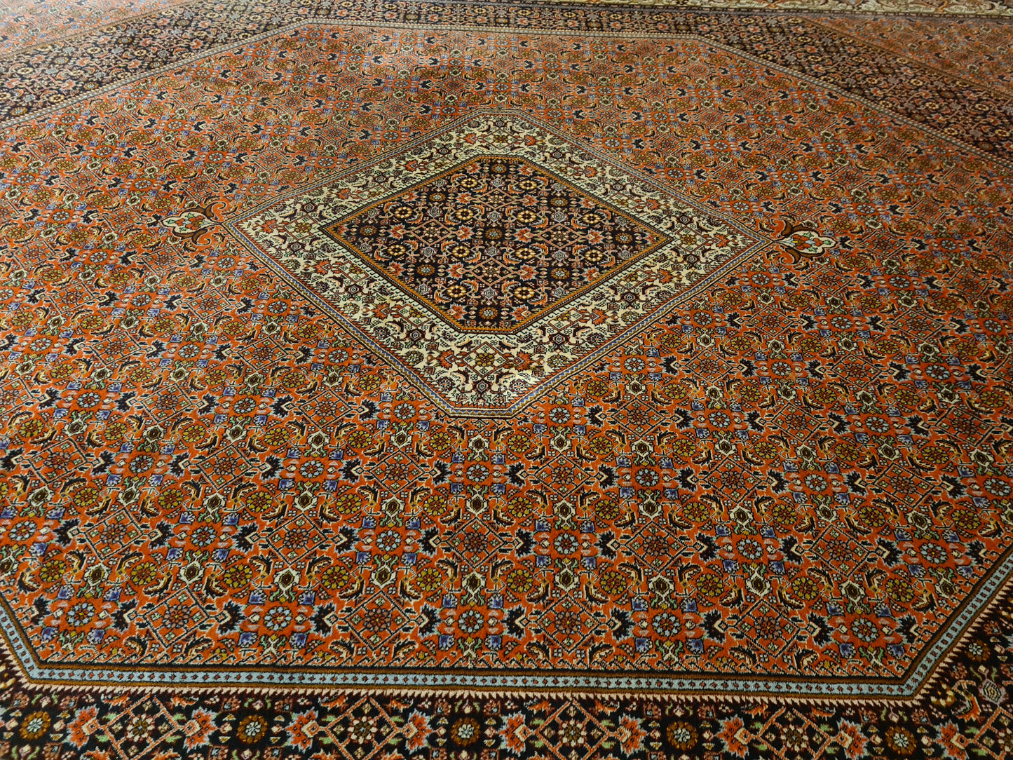 Perserteppich Orientteppich Handgeknüpfter Teppich Bidjar 405x300cm