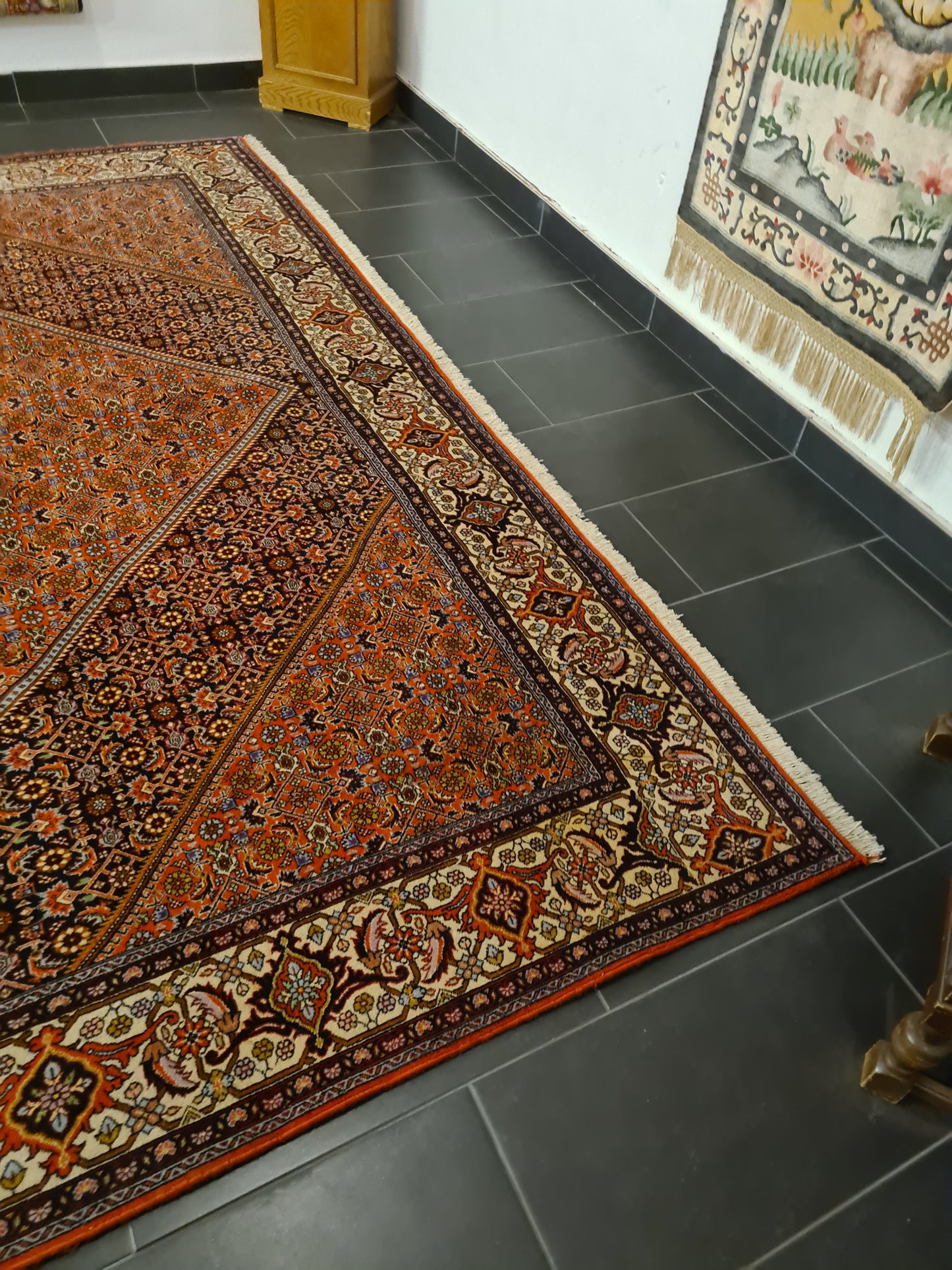 Perserteppich Orientteppich Handgeknüpfter Teppich Bidjar 405x300cm