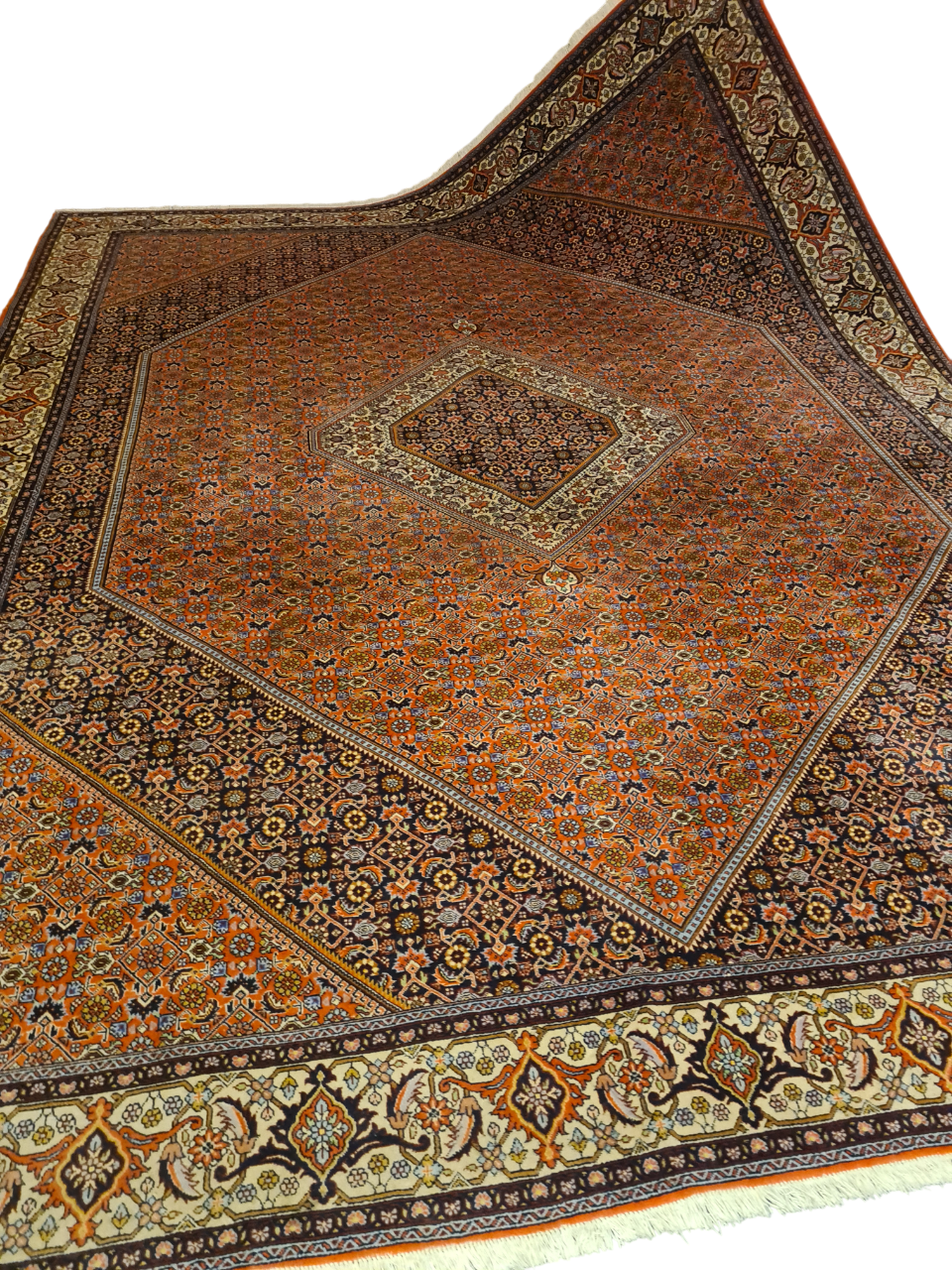 Perserteppich Orientteppich Handgeknüpfter Teppich Bidjar 405x300cm