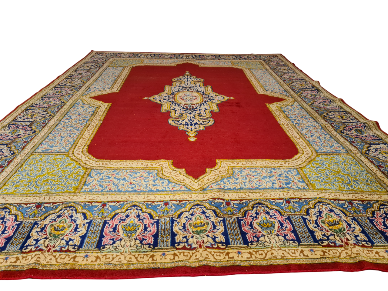 Perserteppich Orientteppich Handgeknüpfter Teppich Kirman 400x300cm