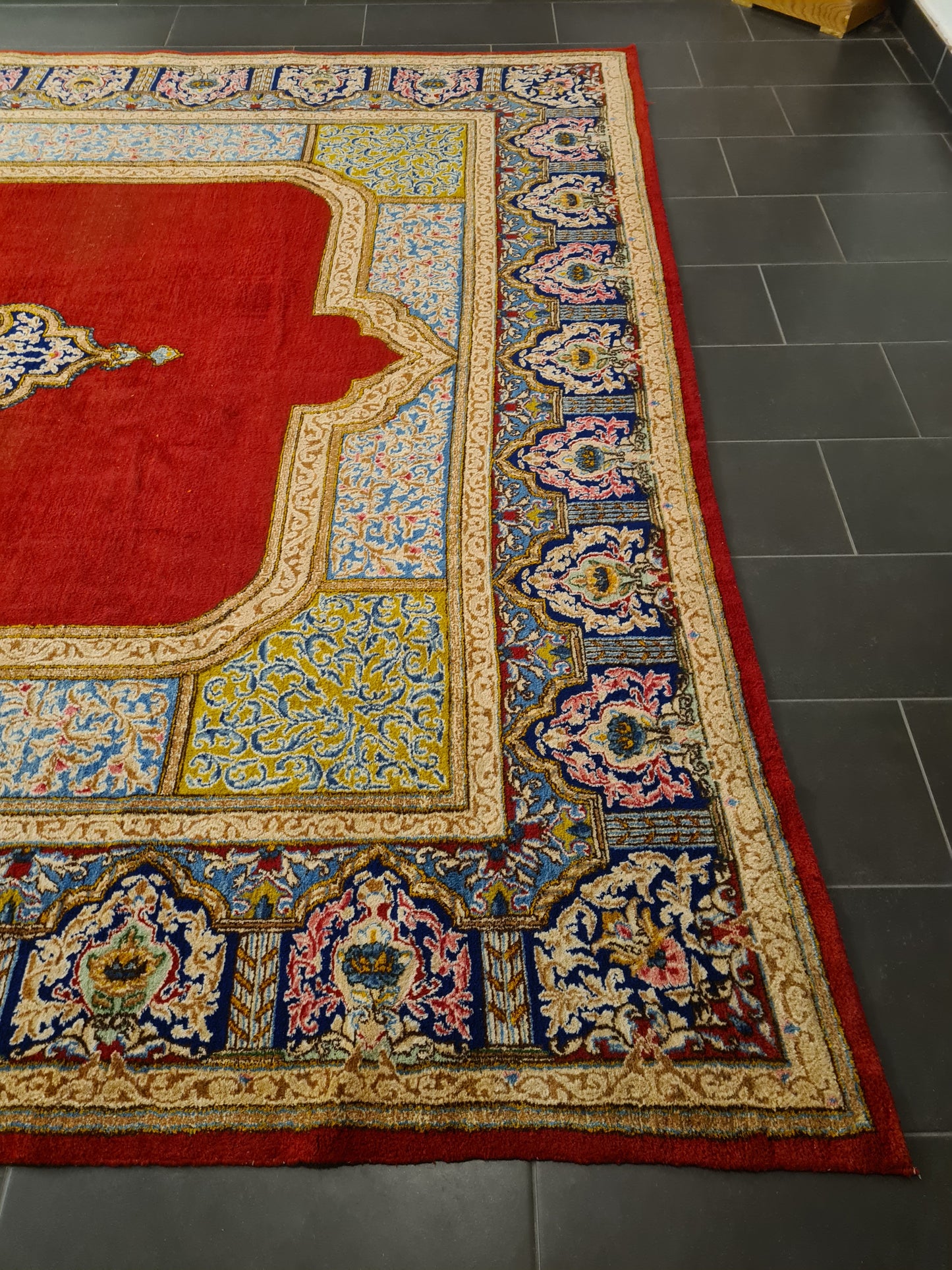 Perserteppich Orientteppich Handgeknüpfter Teppich Kirman 400x300cm