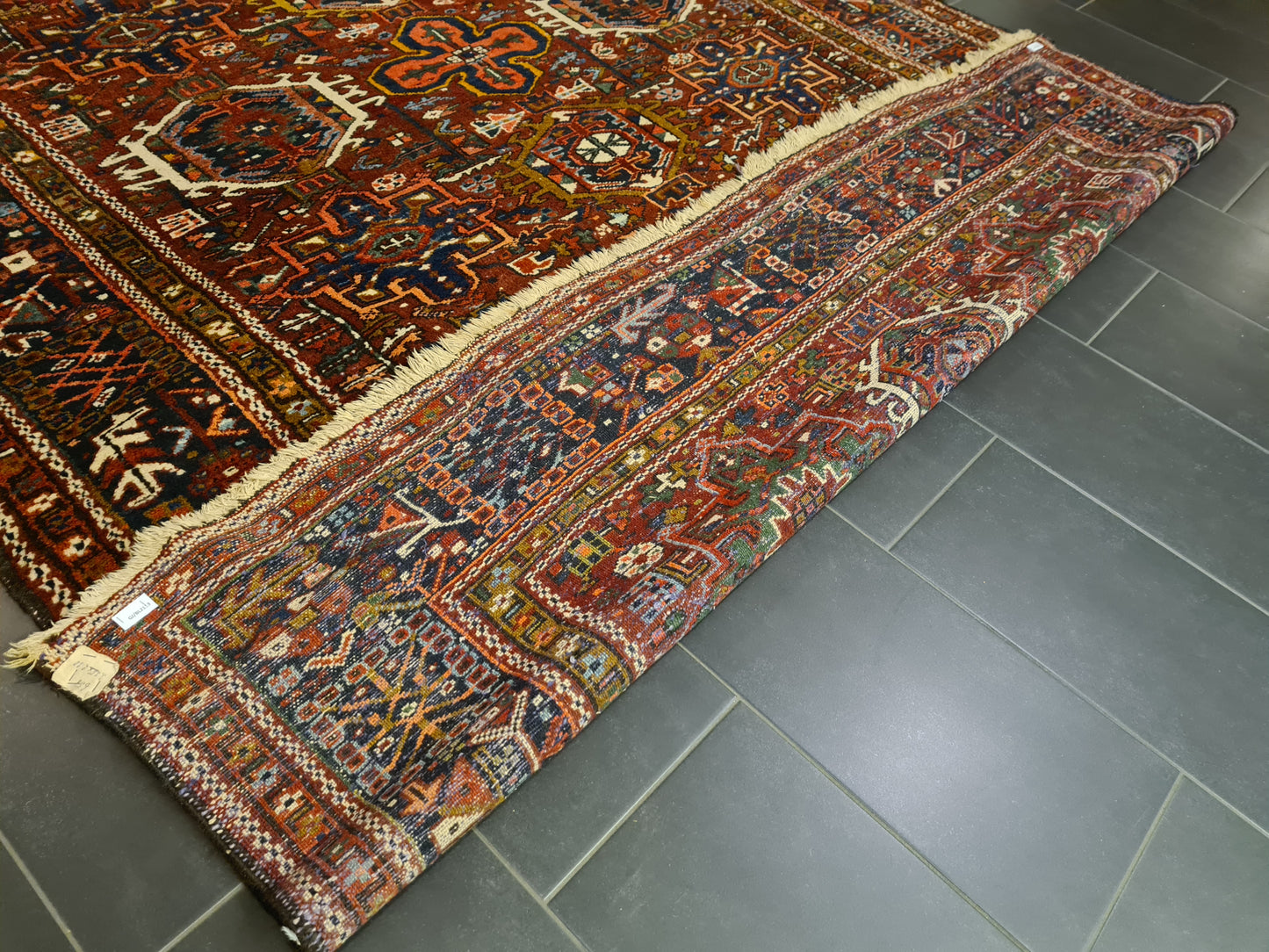 Perserteppich Orientteppich Handgeknüpfter Teppich Heris 335x230cm