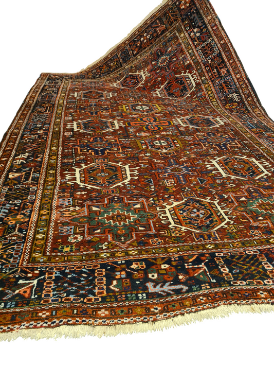 Perserteppich Orientteppich Handgeknüpfter Teppich Heris 335x230cm