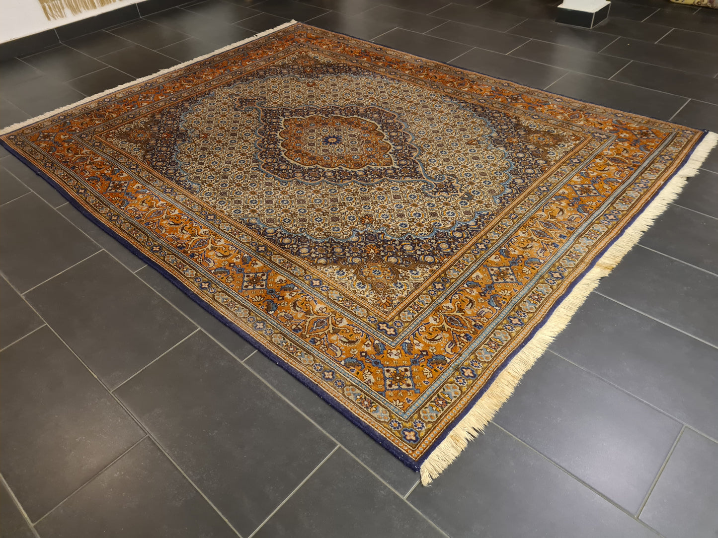 Perserteppich Orientteppich Handgeknüpfter Teppich Moud 260x202cm