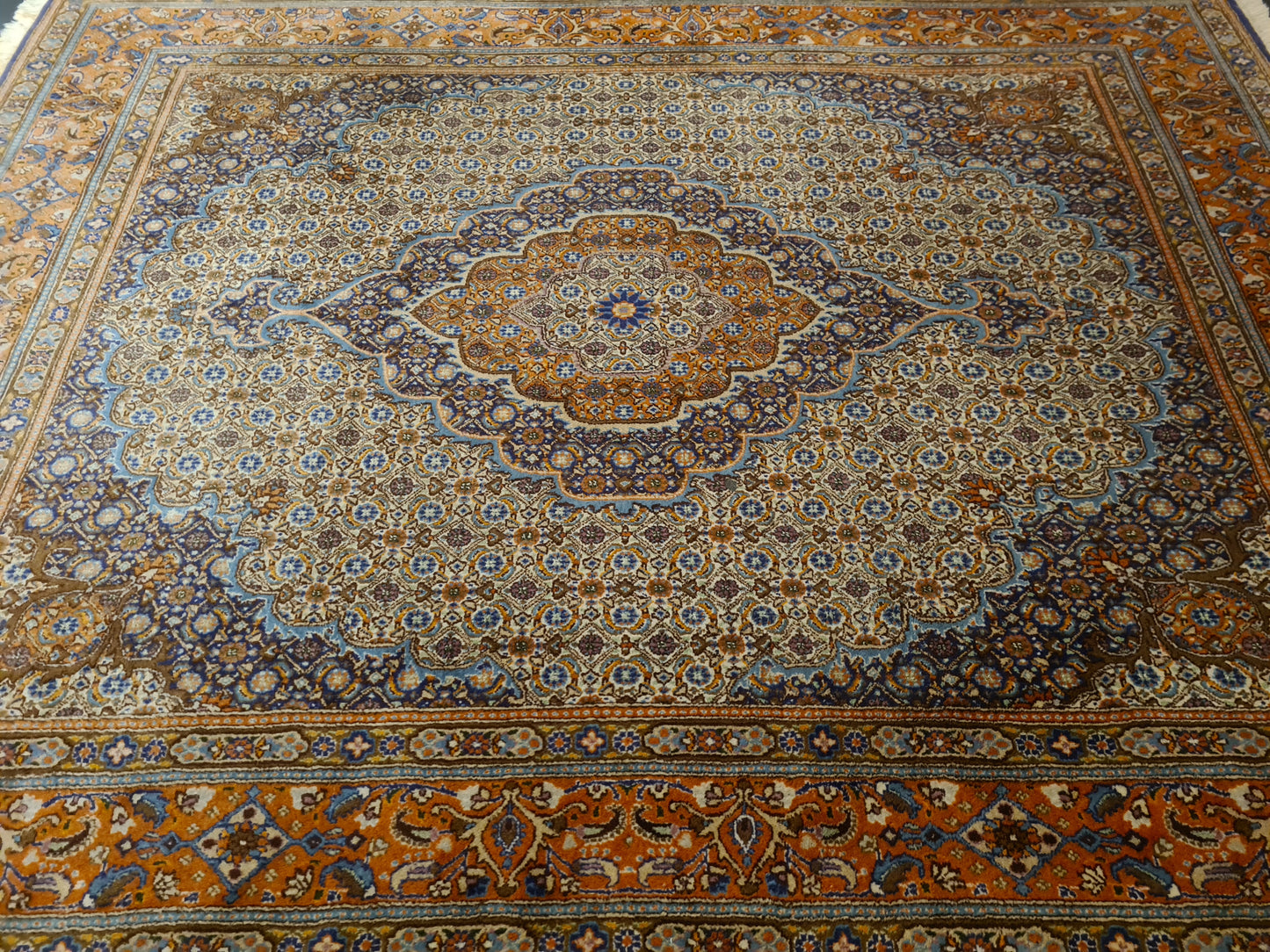 Perserteppich Orientteppich Handgeknüpfter Teppich Moud 260x202cm