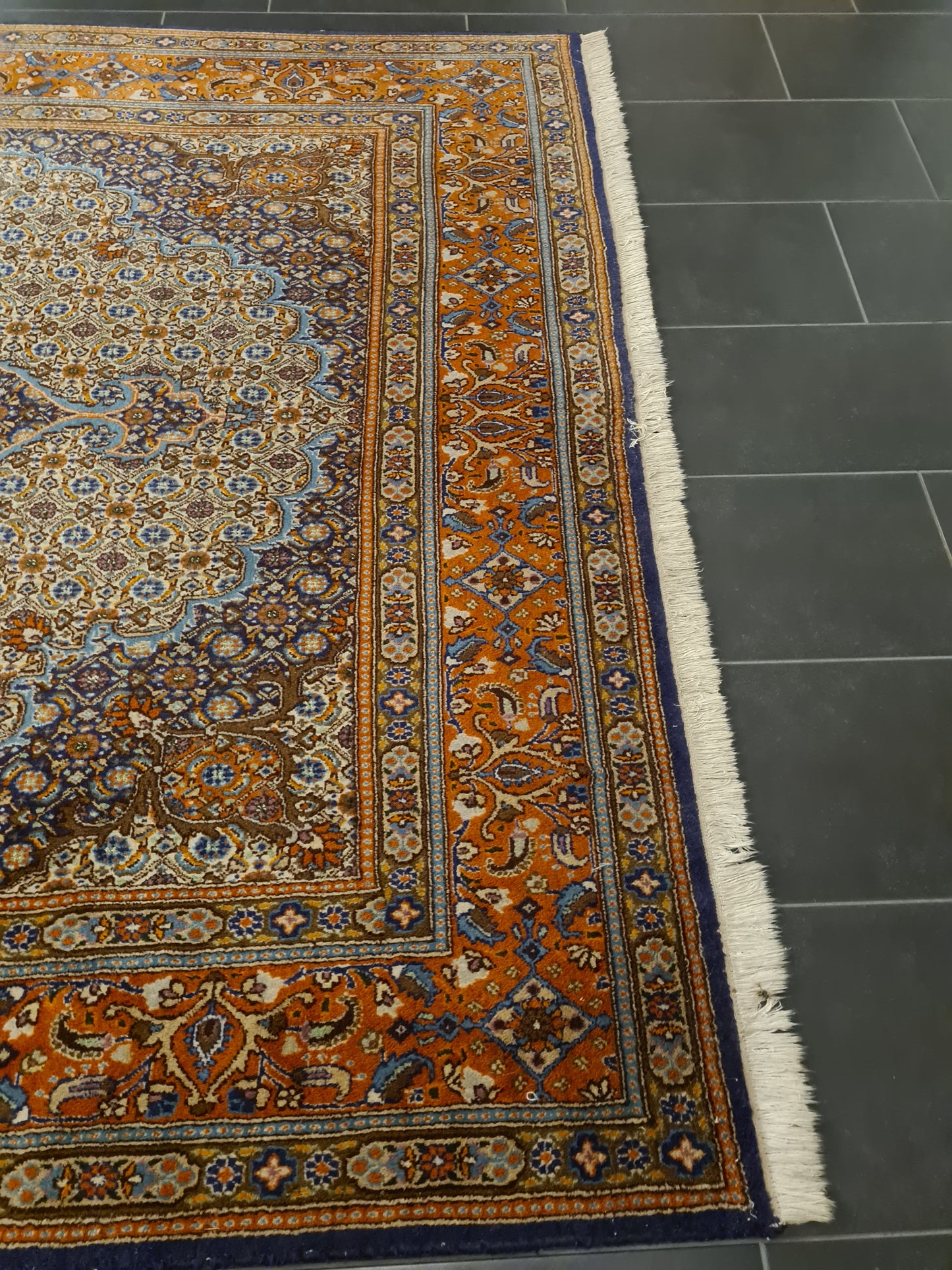 Perserteppich Orientteppich Handgeknüpfter Teppich Moud 260x202cm