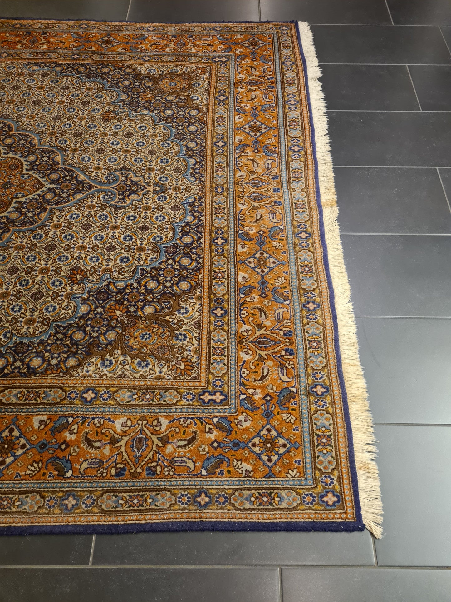 Perserteppich Orientteppich Handgeknüpfter Teppich Moud 260x202cm