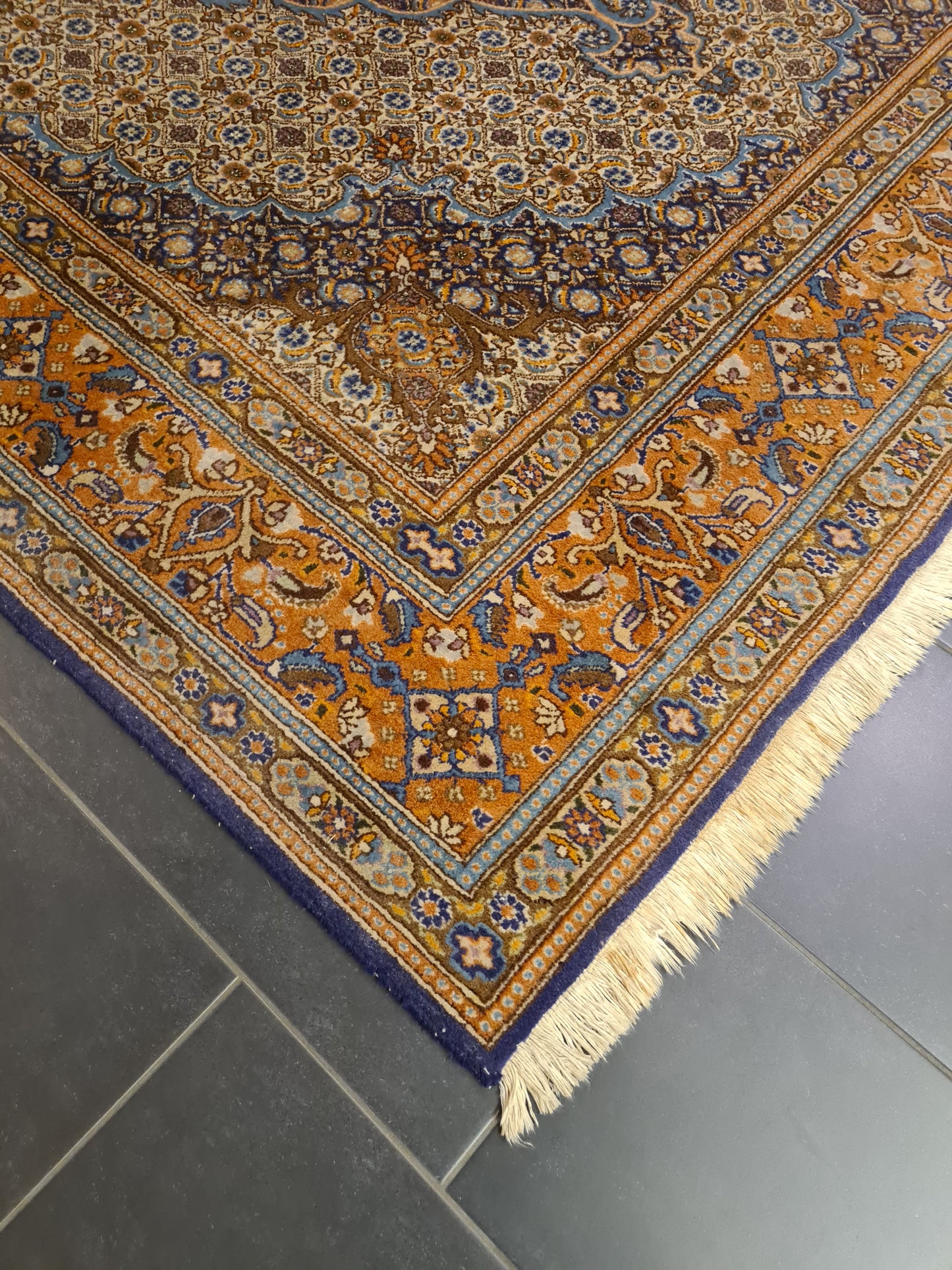 Perserteppich Orientteppich Handgeknüpfter Teppich Moud 260x202cm