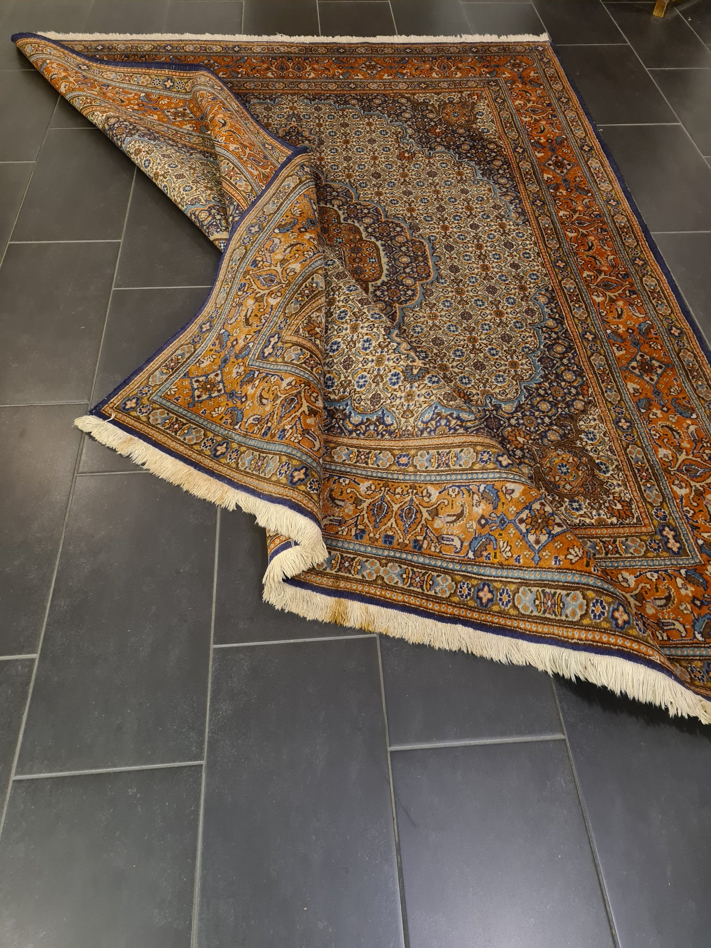 Perserteppich Orientteppich Handgeknüpfter Teppich Moud 260x202cm