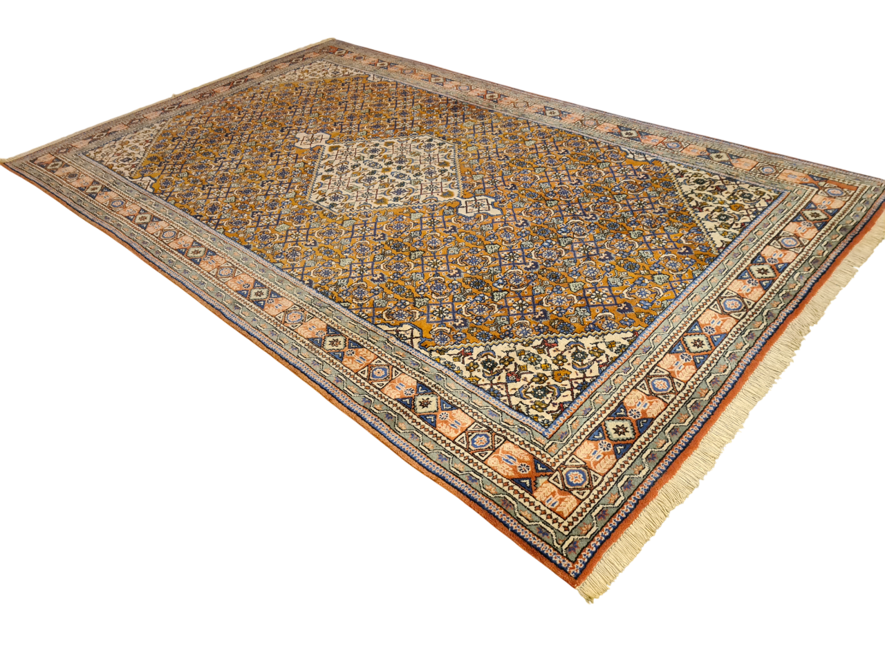 Perserteppich Orientteppich Handgeknüpfter Teppich Täbris 345x210cm