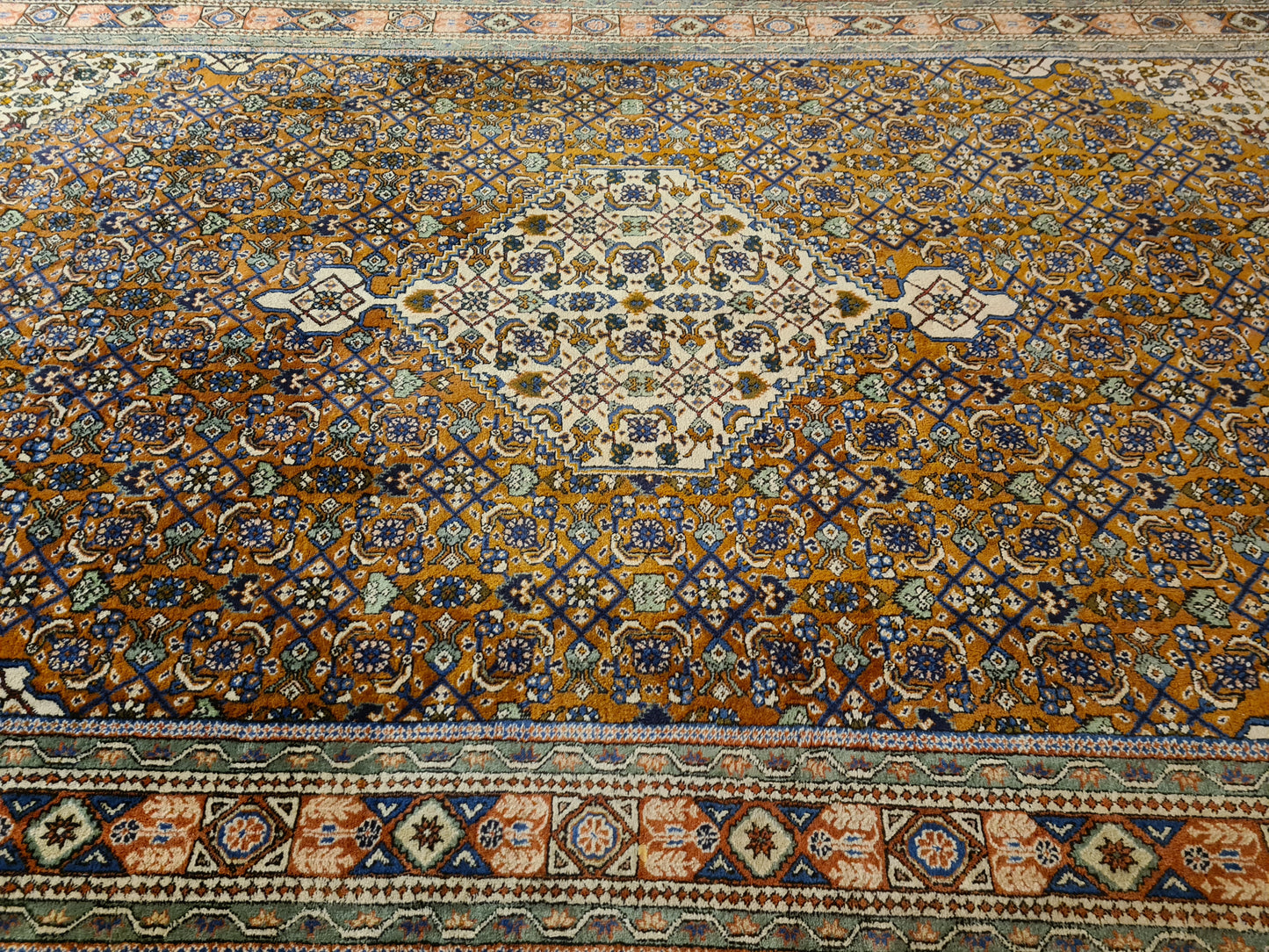 Perserteppich Orientteppich Handgeknüpfter Teppich Täbris 345x210cm