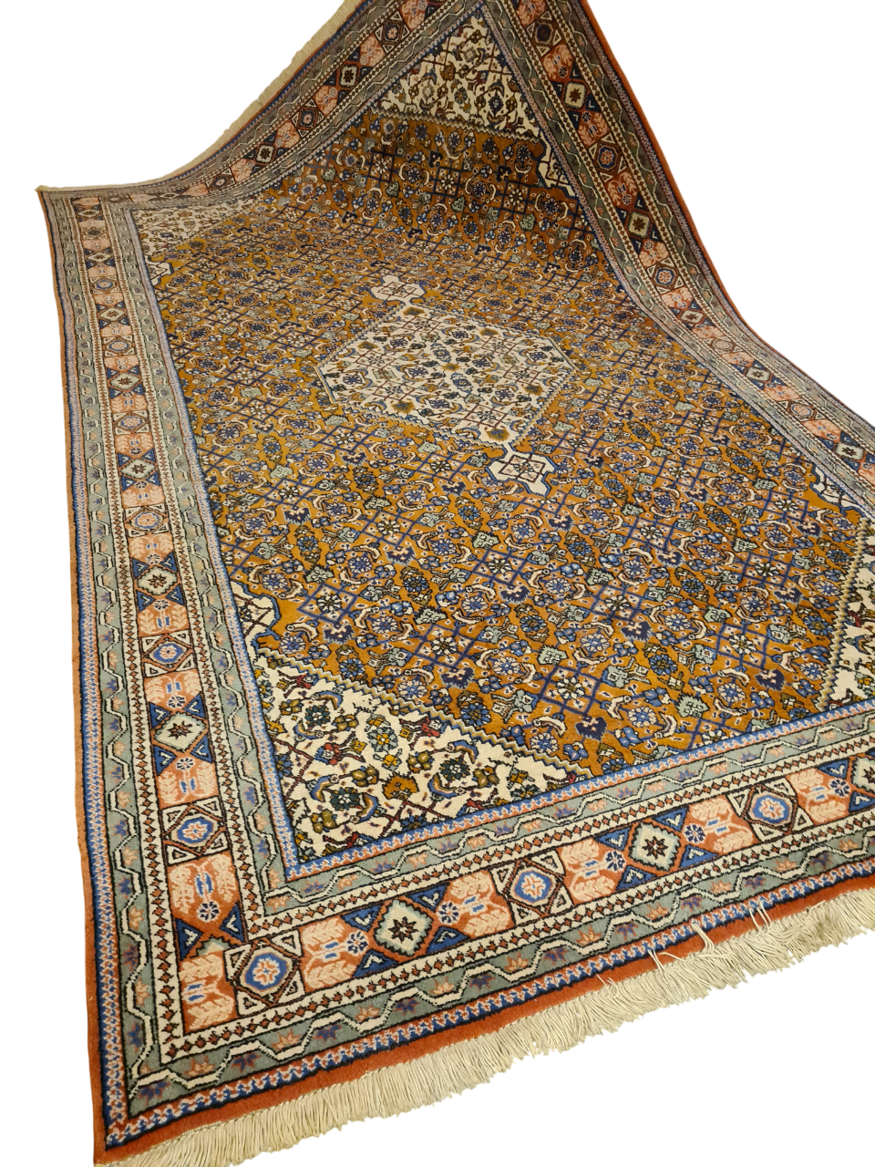 Perserteppich Orientteppich Handgeknüpfter Teppich Täbris 345x210cm