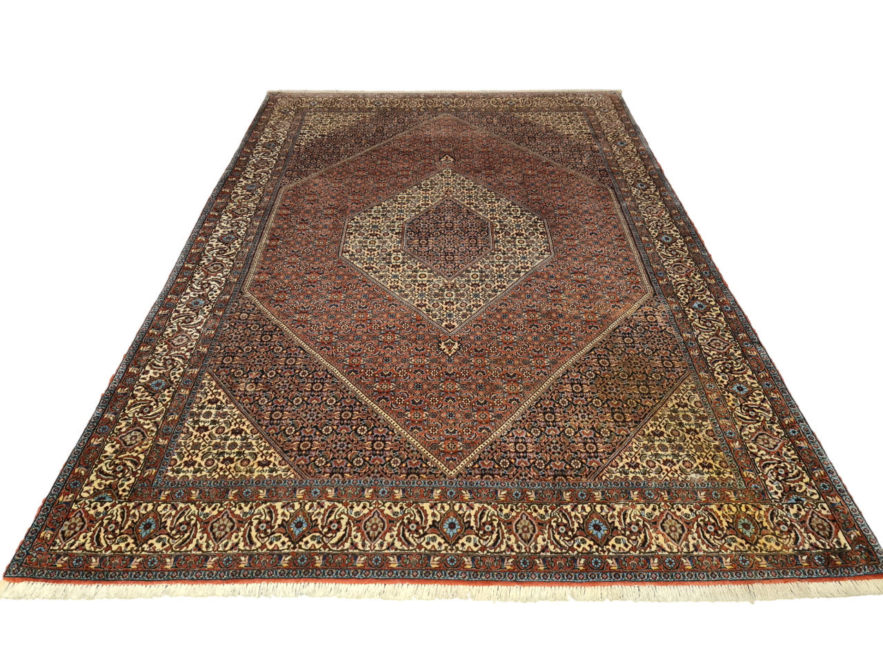 Perserteppich Orientteppich Handgeknüpfter Teppich Bidjar 300x200cm