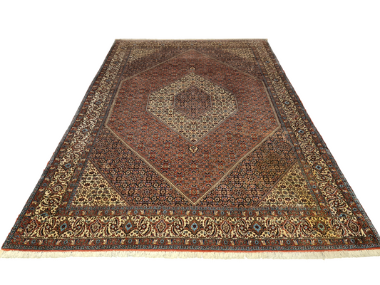 Perserteppich Orientteppich Handgeknüpfter Teppich Bidjar 300x200cm