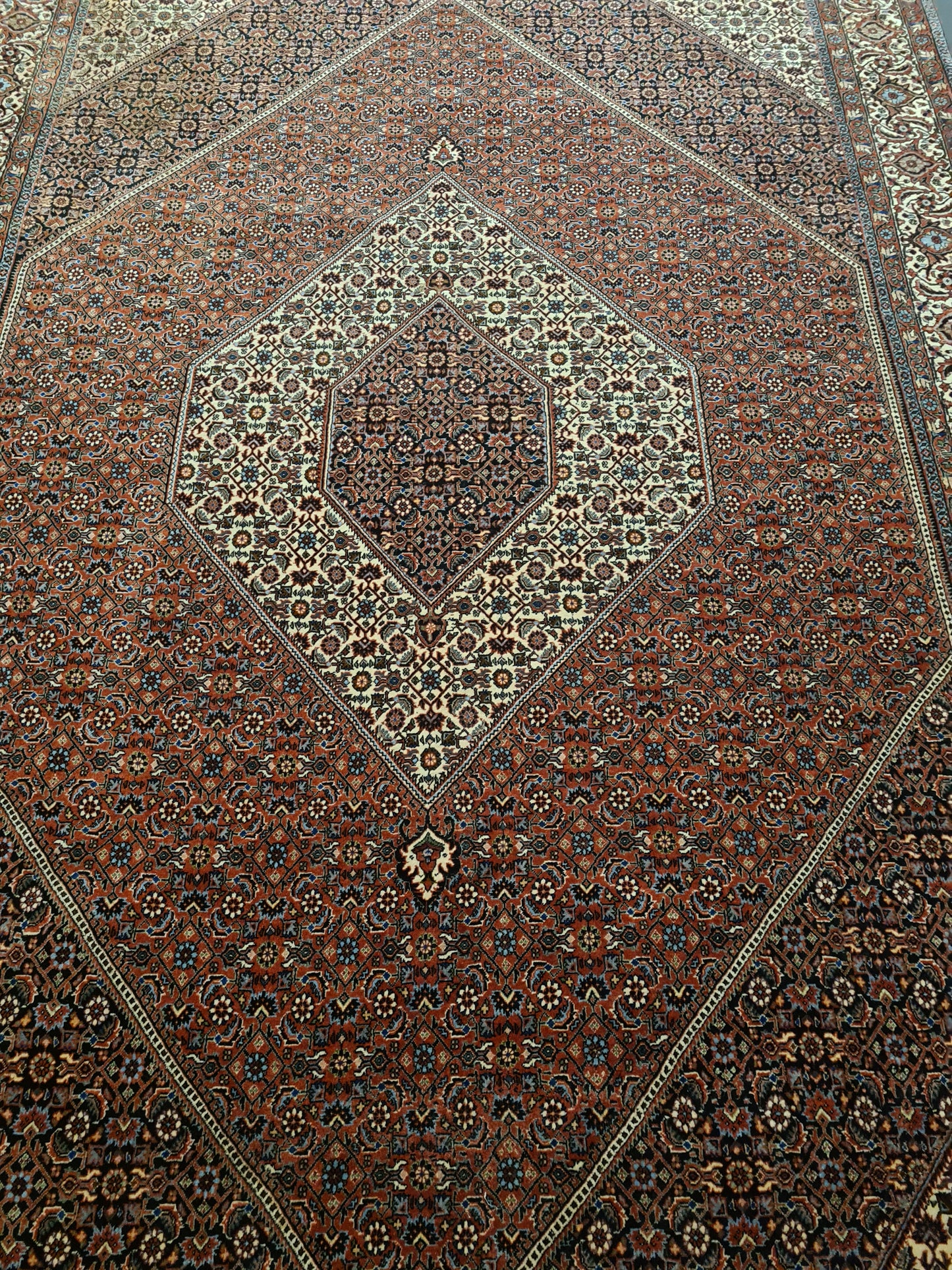 Perserteppich Orientteppich Handgeknüpfter Teppich Bidjar 300x200cm