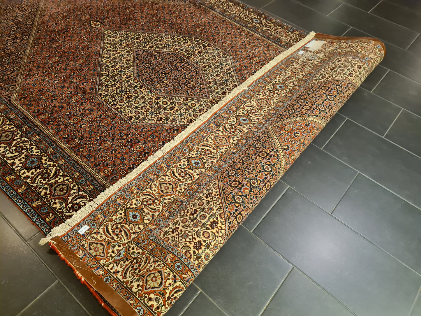 Perserteppich Orientteppich Handgeknüpfter Teppich Bidjar 300x200cm