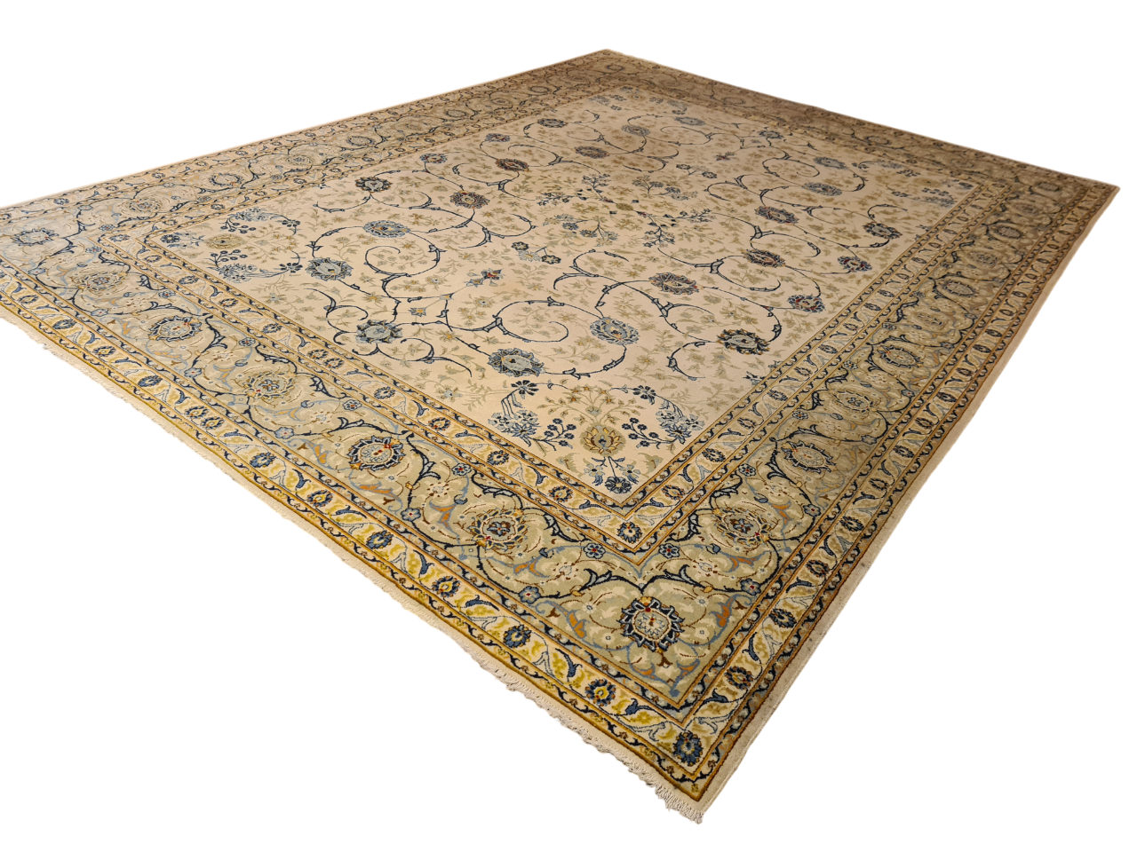 Perserteppich Orientteppich Handgeknüpfter Teppich Keshan 400x300cm