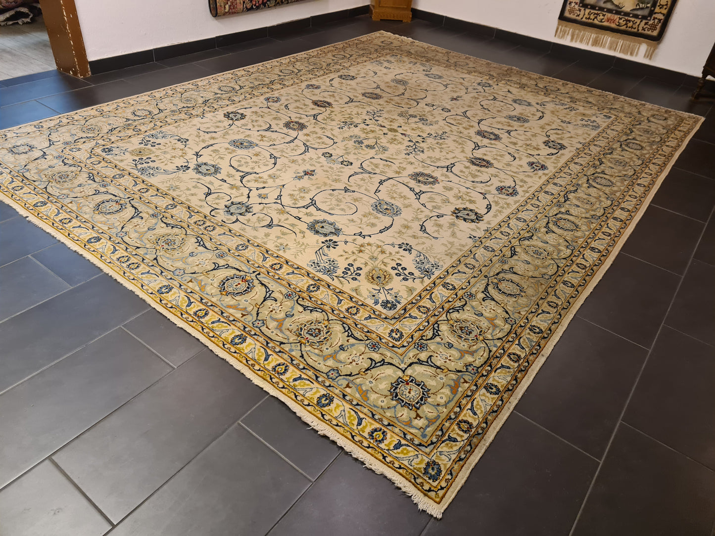 Perserteppich Orientteppich Handgeknüpfter Teppich Keshan 400x300cm