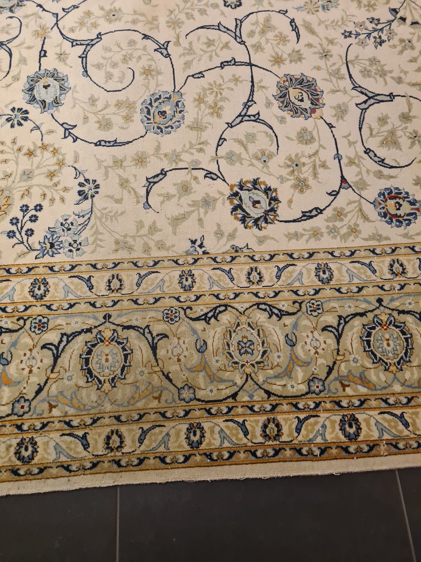 Perserteppich Orientteppich Handgeknüpfter Teppich Keshan 400x300cm