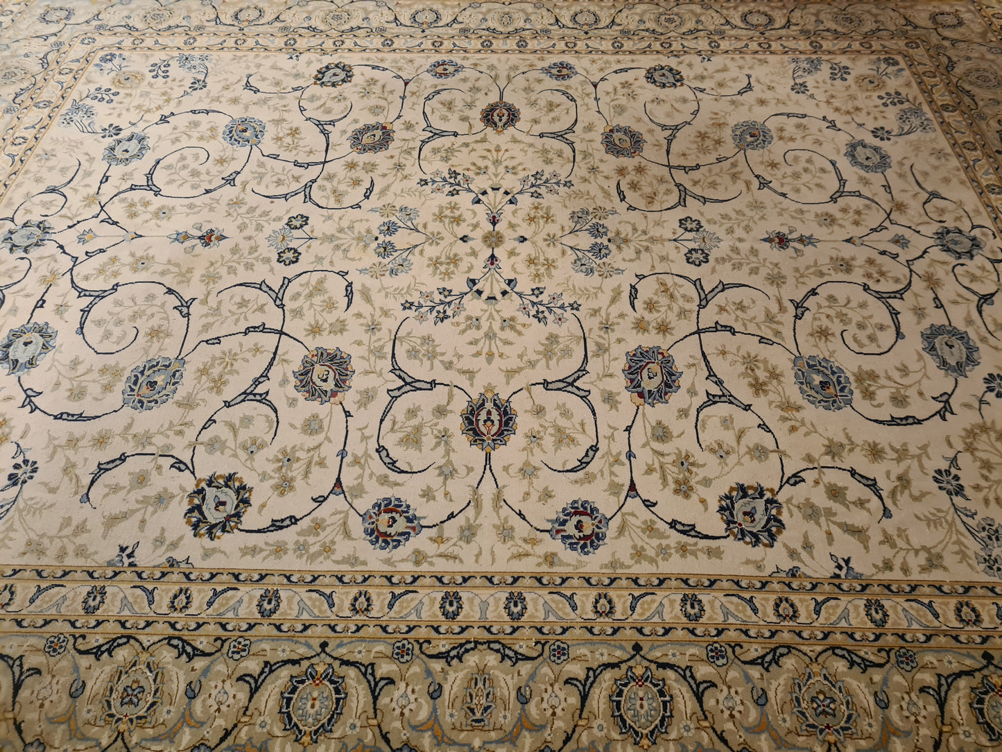 Perserteppich Orientteppich Handgeknüpfter Teppich Keshan 400x300cm