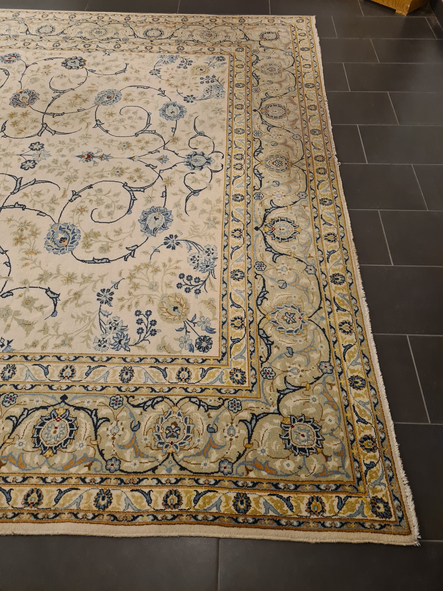 Perserteppich Orientteppich Handgeknüpfter Teppich Keshan 400x300cm