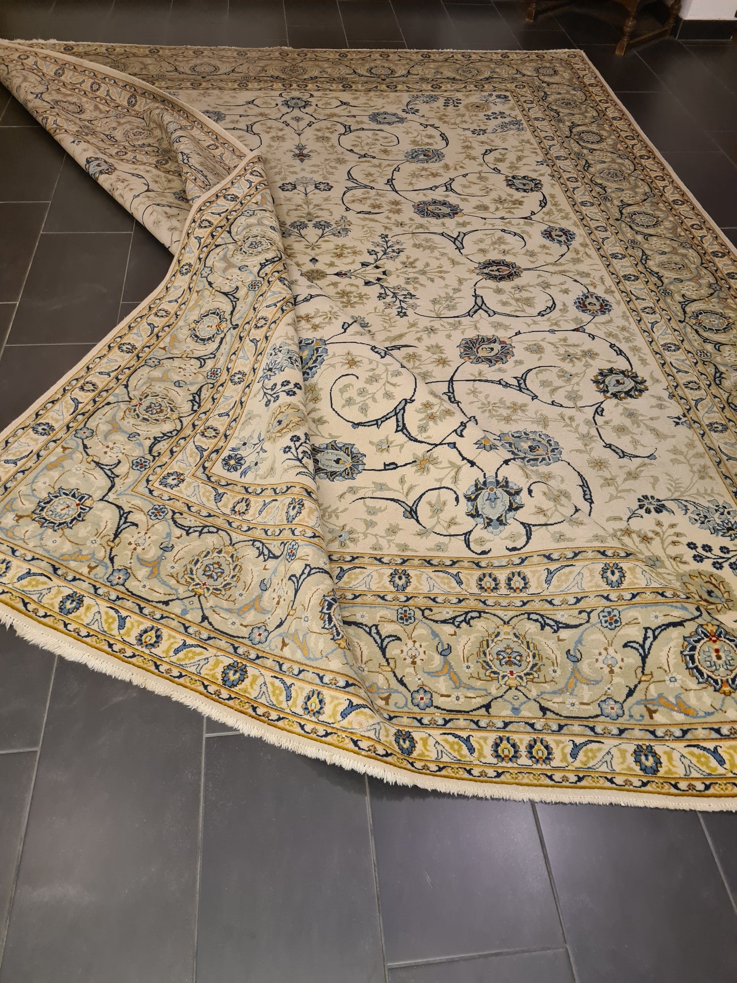 Perserteppich Orientteppich Handgeknüpfter Teppich Keshan 400x300cm