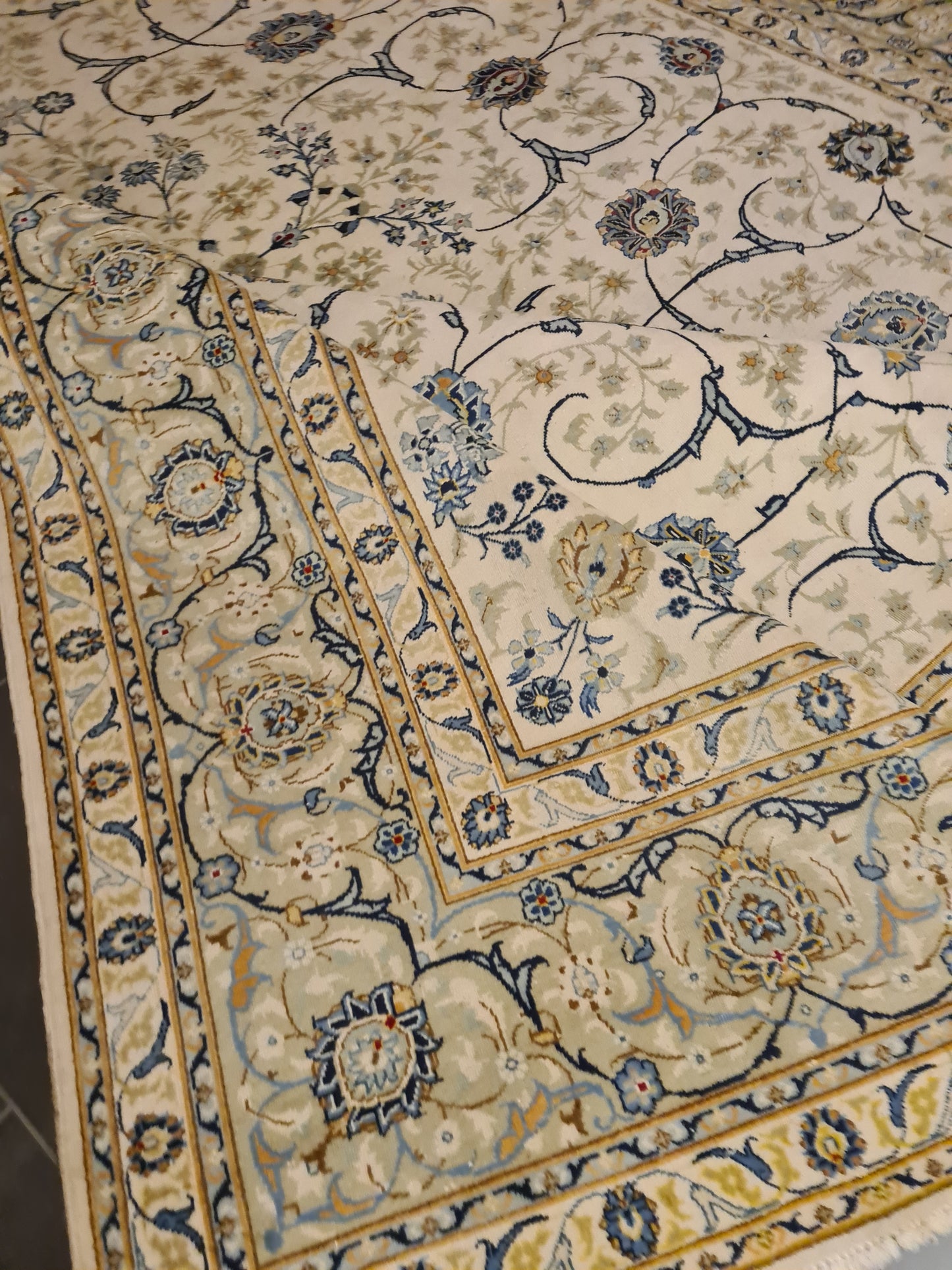 Perserteppich Orientteppich Handgeknüpfter Teppich Keshan 400x300cm