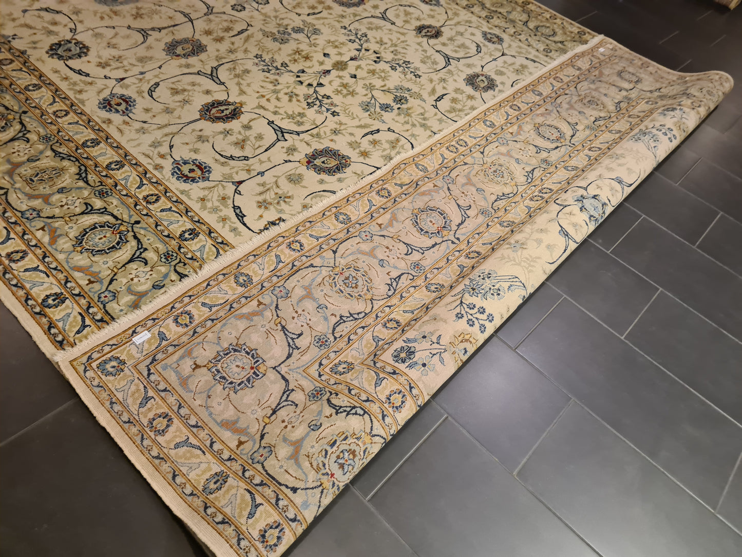 Perserteppich Orientteppich Handgeknüpfter Teppich Keshan 400x300cm