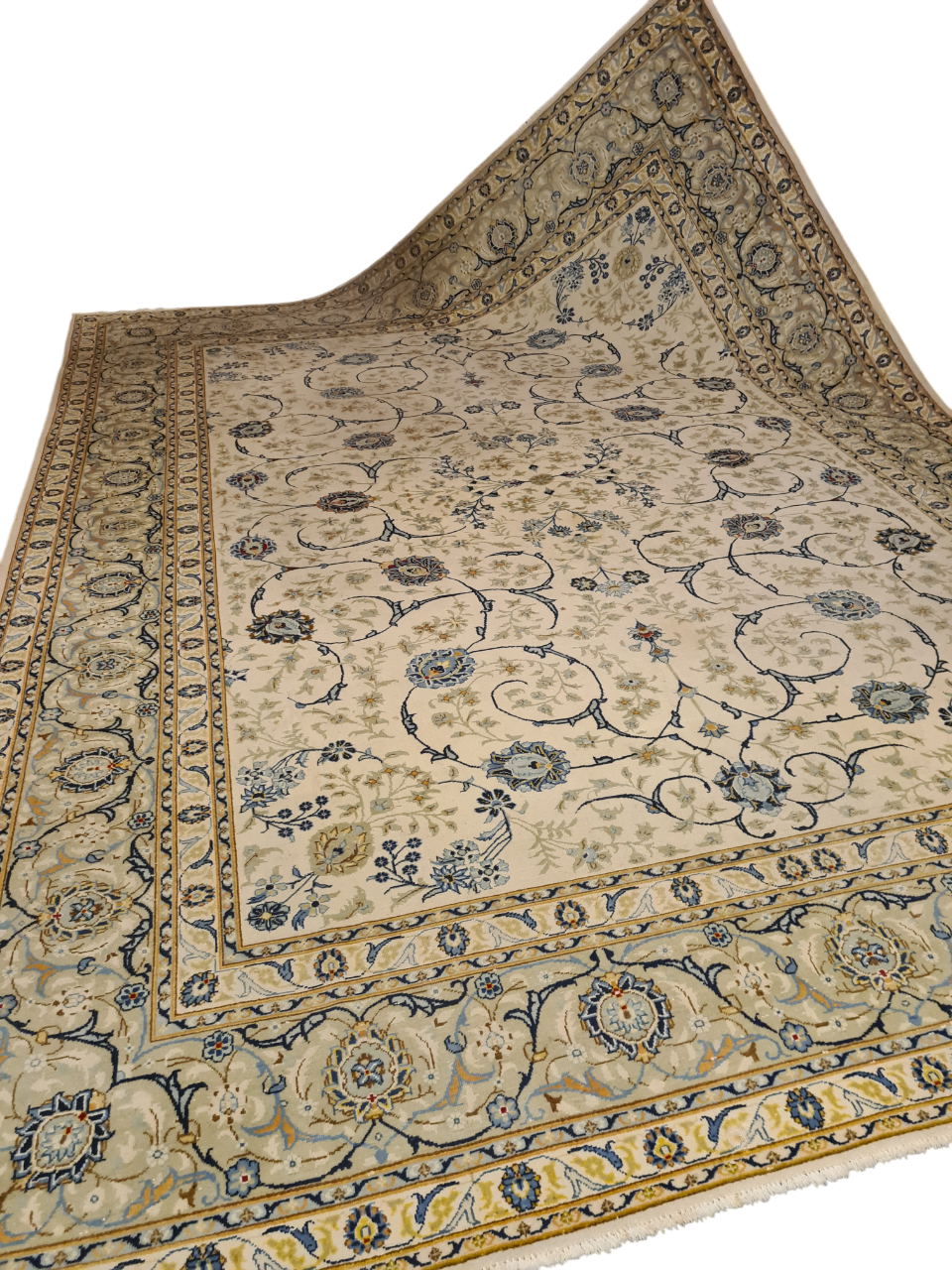 Perserteppich Orientteppich Handgeknüpfter Teppich Keshan 400x300cm