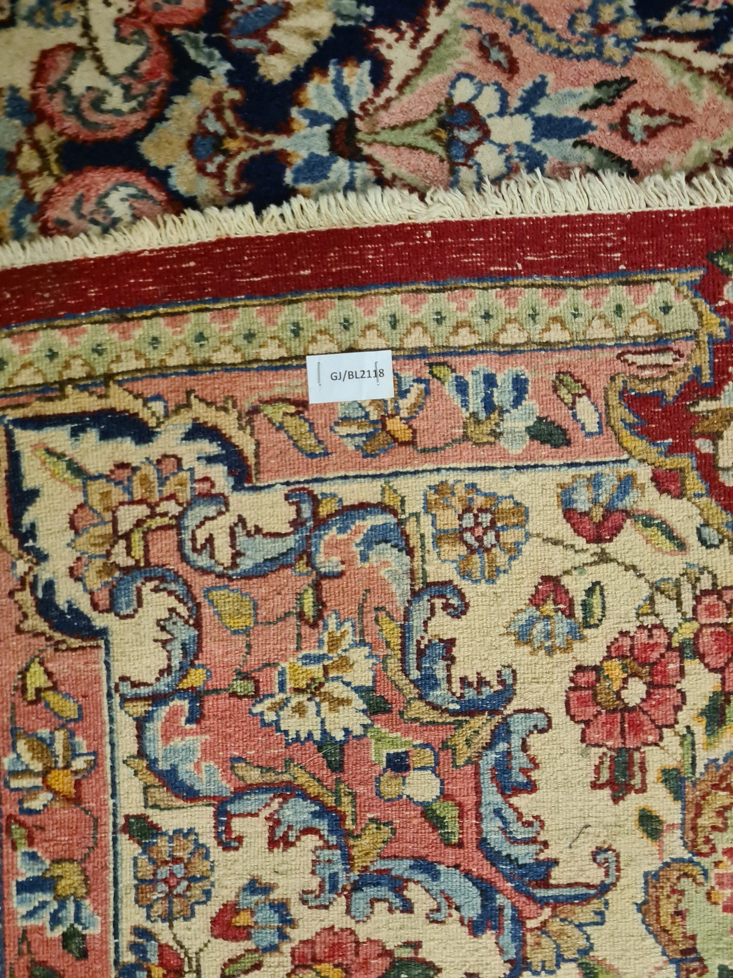 Perserteppich Orientteppich Handgeknüpfter Teppich Kirman 435x300cm