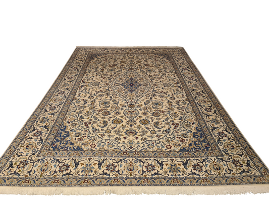 Perserteppich Orientteppich Handgeknüpfter Teppich Nain 355x250cm