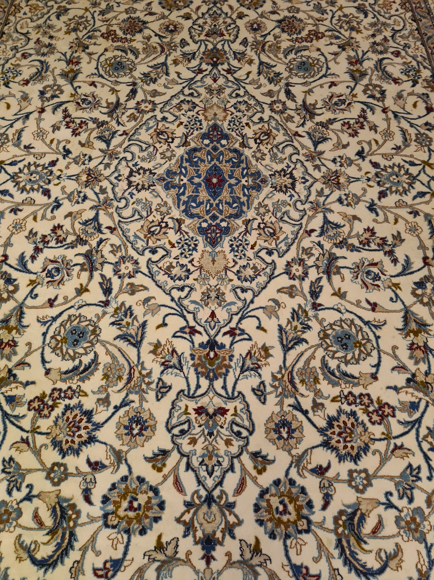 Perserteppich Orientteppich Handgeknüpfter Teppich Nain 355x250cm