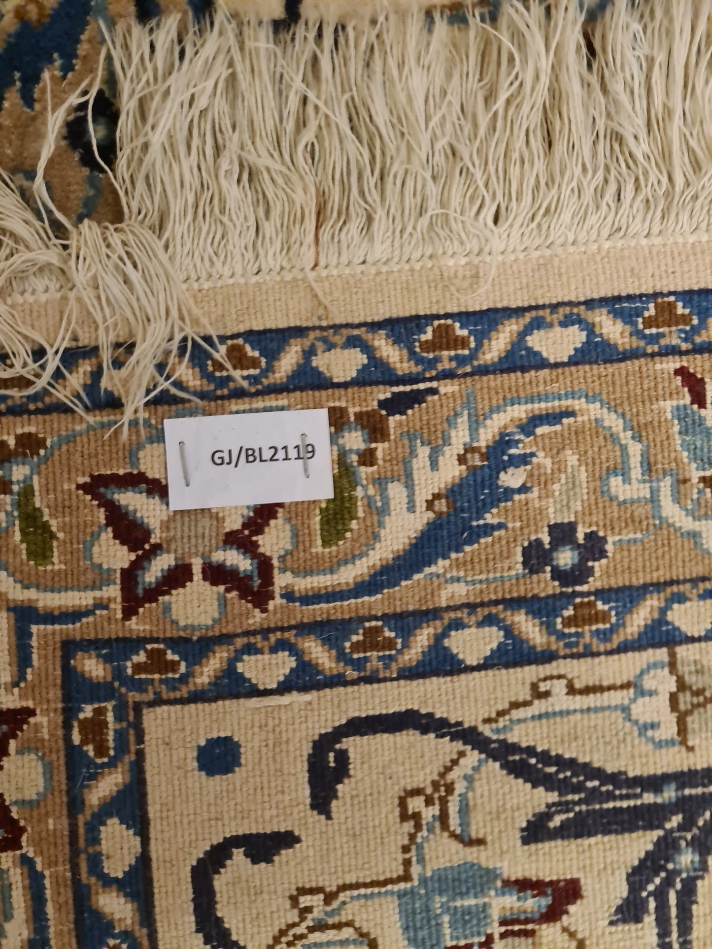 Perserteppich Orientteppich Handgeknüpfter Teppich Nain 355x250cm