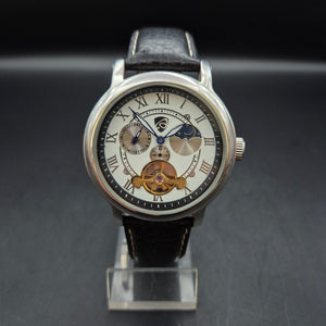Automatik Herren Uhr mit skelettiertem Zifferblatt – Defekt/Teileträger
