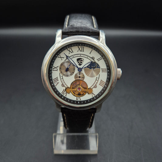 Automatik Herren Uhr mit skelettiertem Zifferblatt – Defekt/Teileträger